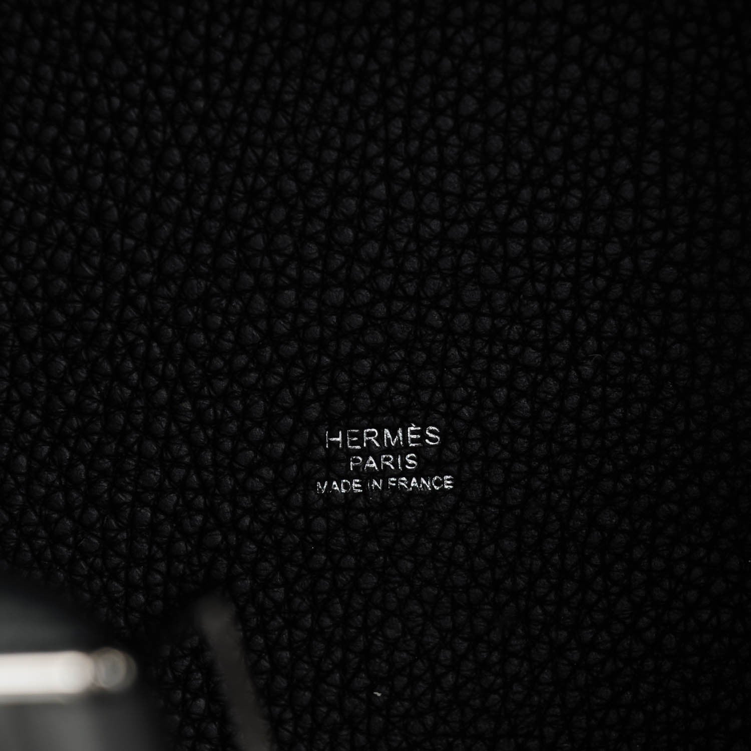 Hermes Taurillon Clemence Swift Bi-Color Picotin 22 MM Plomb Graphite 10 of 11