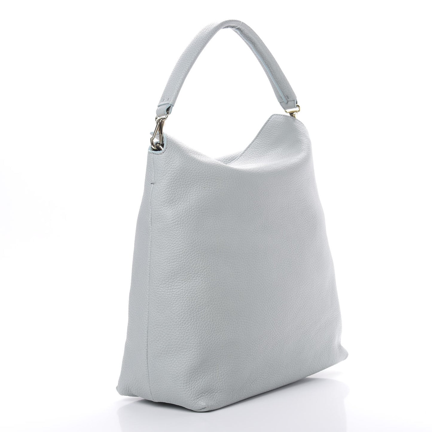 Grainy Calfskin Medium Cale Hobo Sky Blue