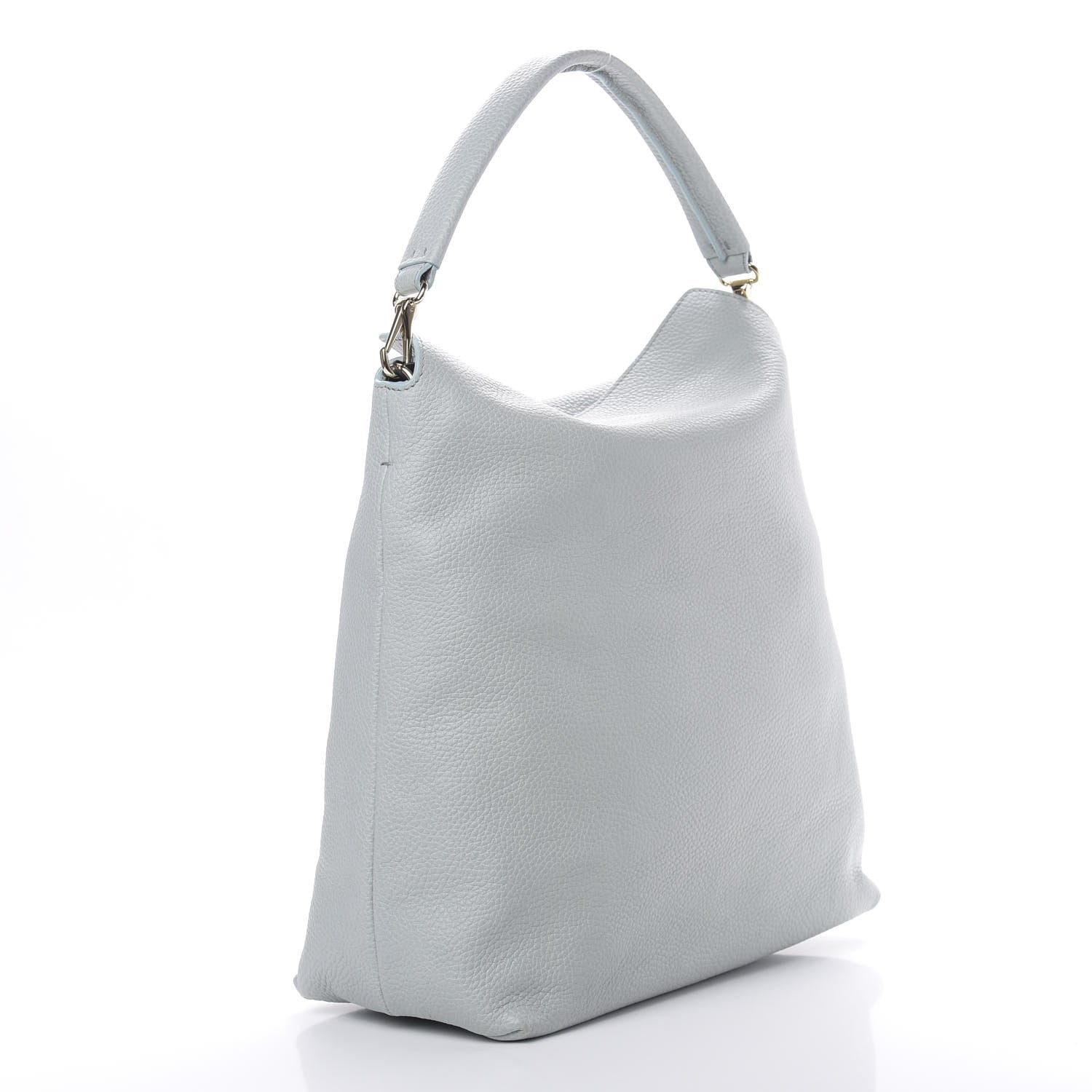 Burberry Grainy Calfskin Medium Cale Hobo Sky Blue 3 of 13