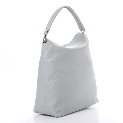Burberry Grainy Calfskin Medium Cale Hobo Sky Blue 3 of 13