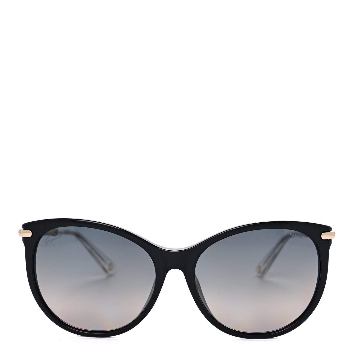 Gucci Crystal Bamboo Cat Eye GG3777 Sunglasses Black Gold 2 of 10