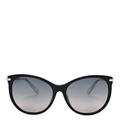 Gucci Crystal Bamboo Cat Eye GG3777 Sunglasses Black Gold 2 of 10