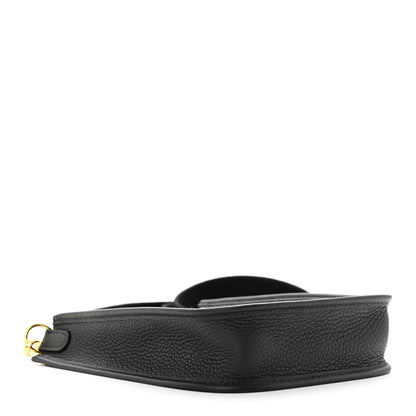 Hermes Taurillon Clemence Evelyne TPM Black 4 of 11
