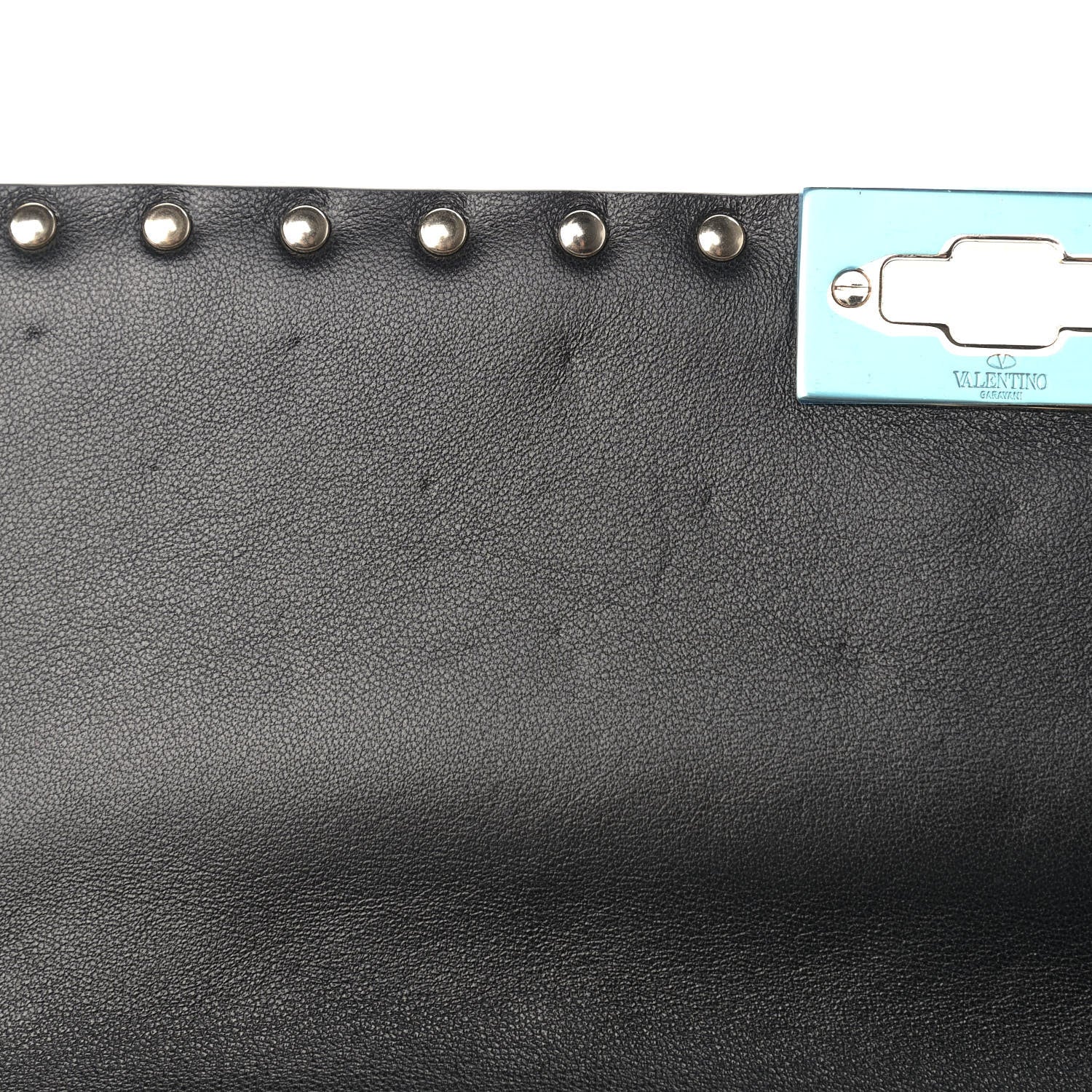 Valentino Garavani Lambskin Large Rockstud Spike Shoulder Bag Black 9 of 12