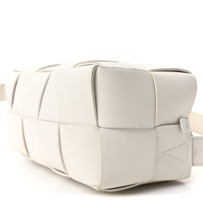 Bottega Veneta Lambskin Maxi Intrecciato Small Brick Cassette Bag White 10 of 10
