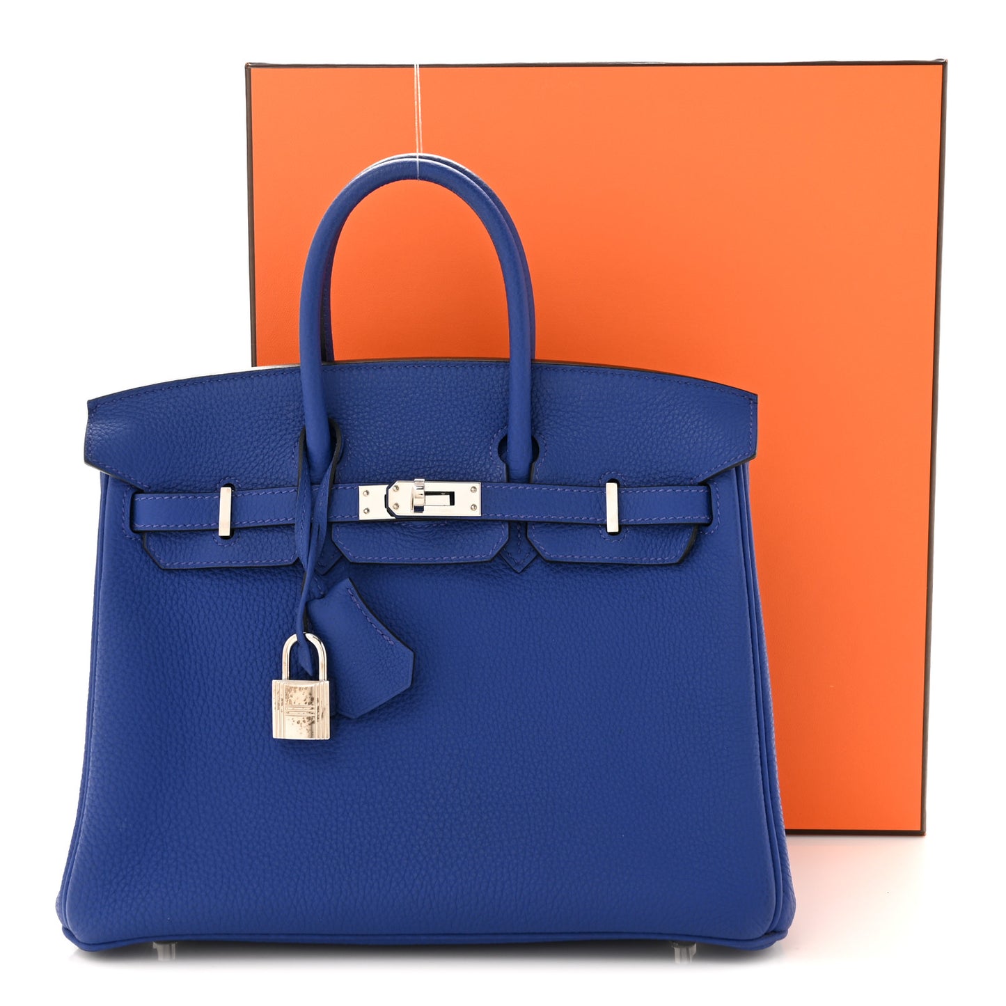 Togo Birkin 25 Bleu Electrique
