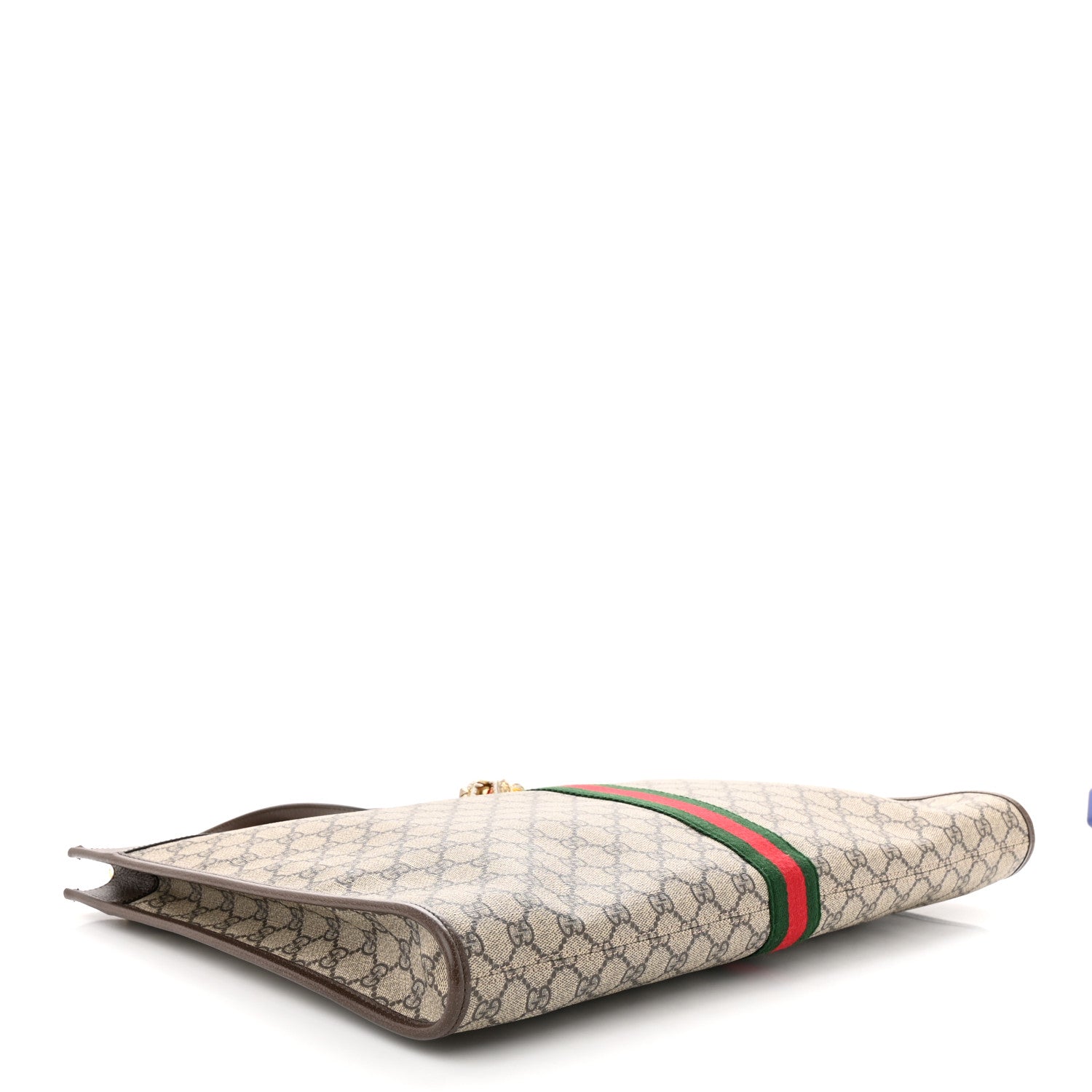 Gucci GG Supreme Monogram Large Rajah Chain Tote Beige New Acero 5 of 14