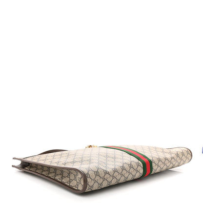 Gucci GG Supreme Monogram Large Rajah Chain Tote Beige New Acero 5 of 14