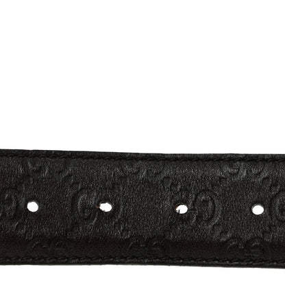 Gucci Guccissima Interlocking G Belt 105 42 Dark Brown 3 of 7