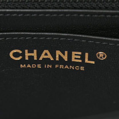 Chanel Lambskin Quilted Mini Rectangular Flap Black 6 of 12