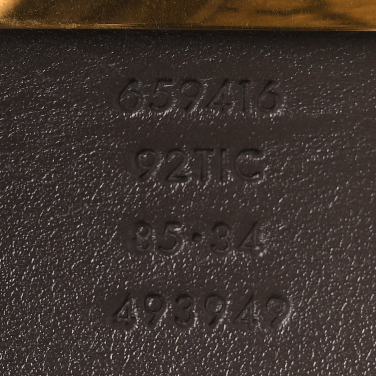 GG Supreme Monogram Plutone Calfskin Double G Reversible 37mm Belt 85 34 Beige Ebony New Acero