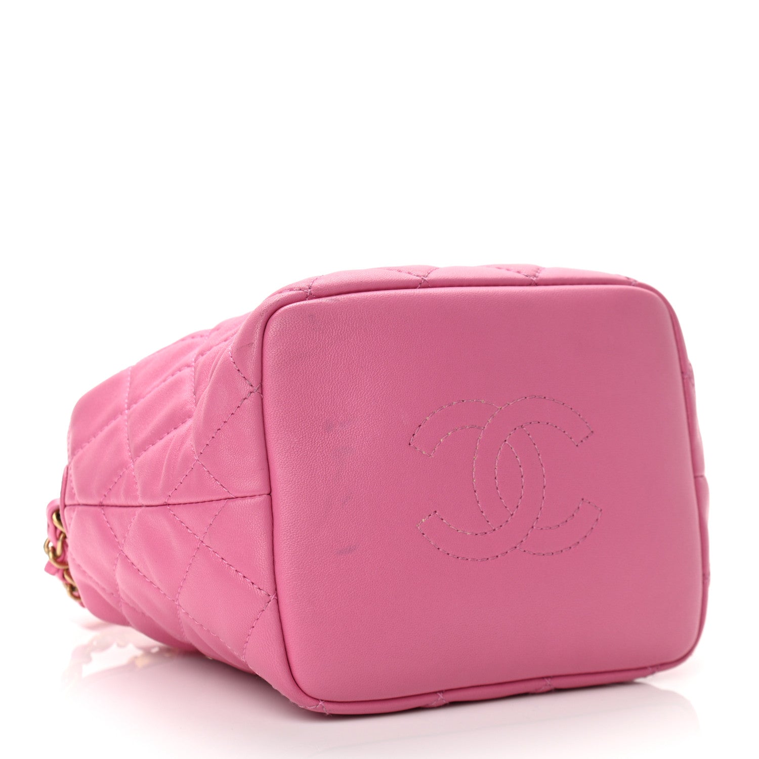 Chanel Lambskin Quilted Small Perfect Meeting Hobo Pink 4 of 12