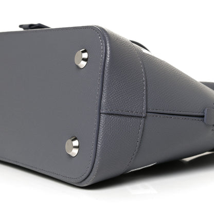 Balenciaga Signature Grained Calfskin Logo S Ville Top Handle Bag Gris Perle Fonce White 8 of 8