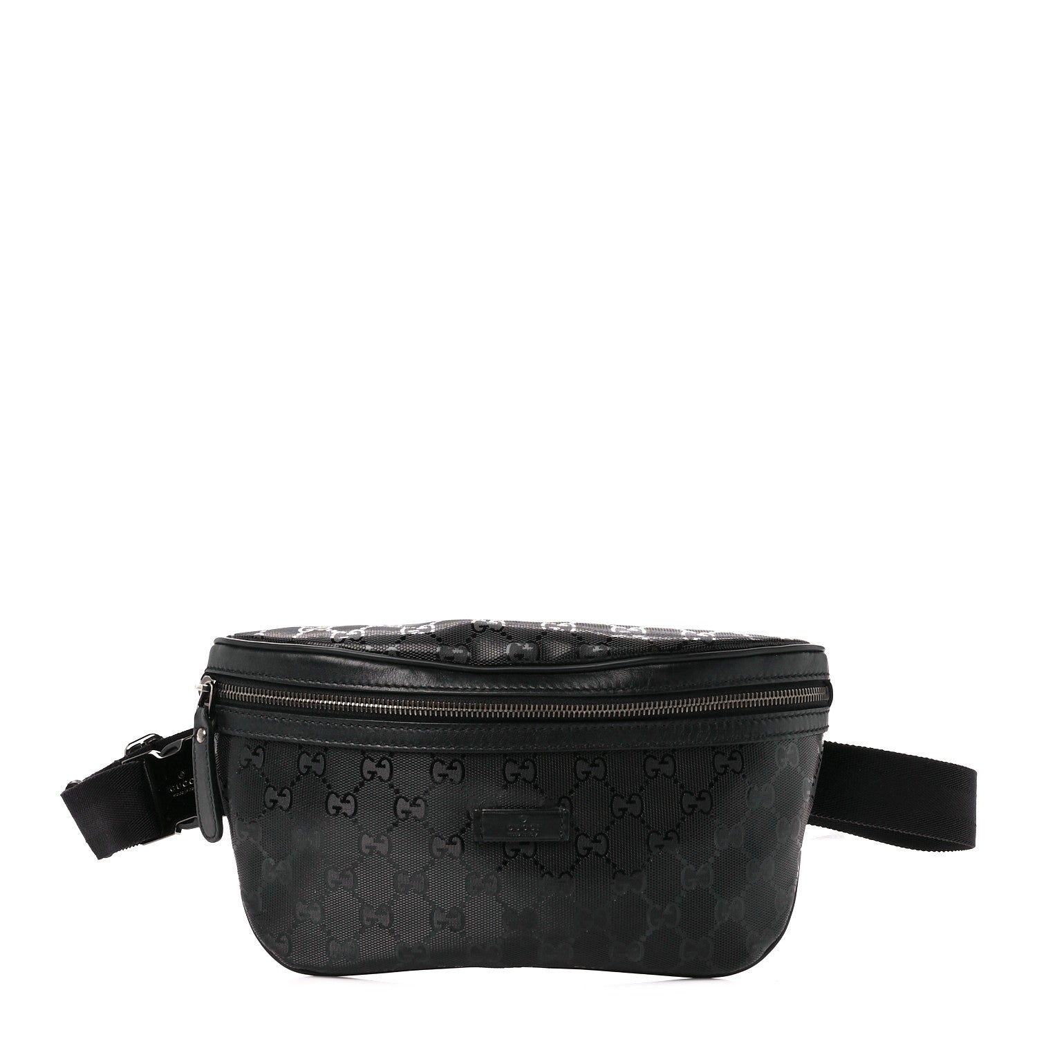 Gucci Imprime Monogram Belt Bag Black 1 of 12