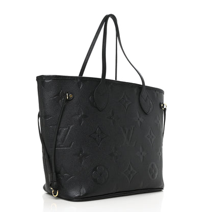 Louis Vuitton Empreinte Monogram Giant Neverfull MM Black 3 of 8