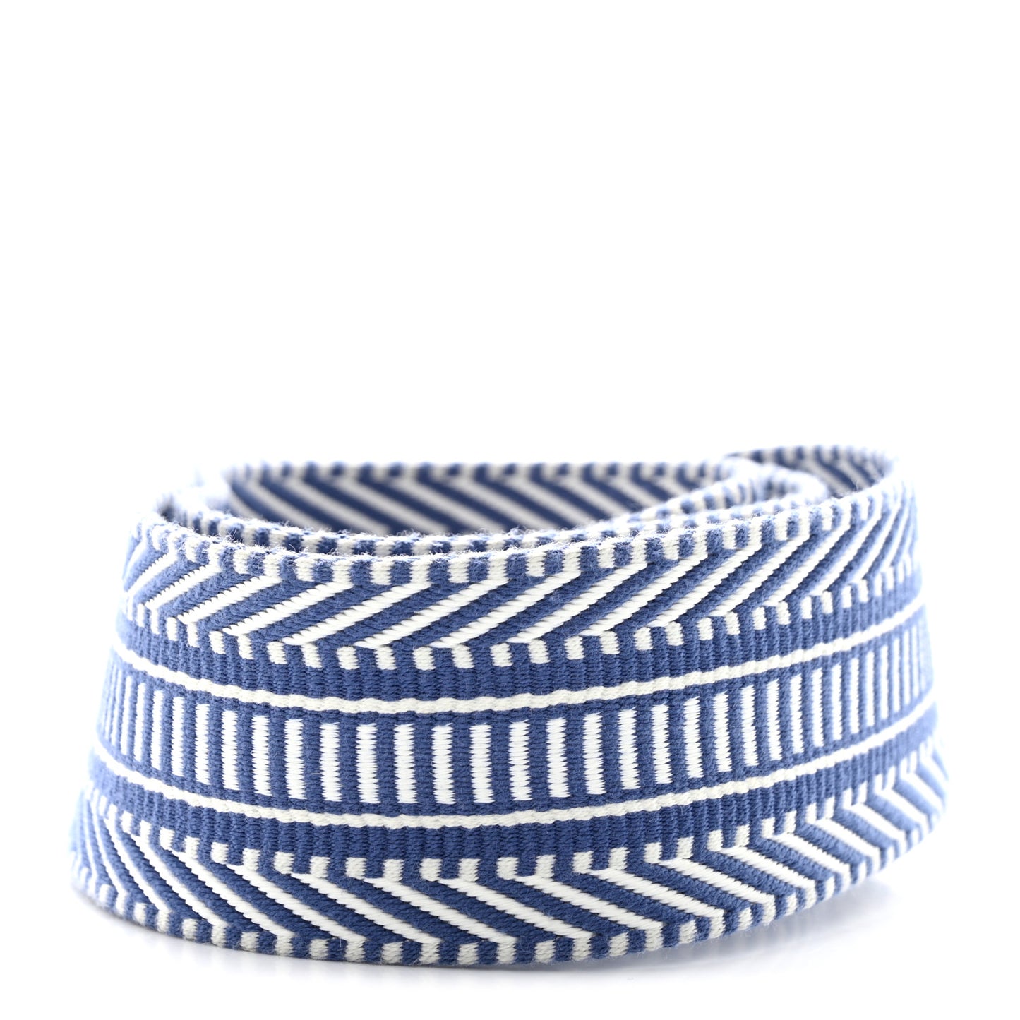 Toile Swift 50mm Sangle Cavale Shoulder Strap Ecru Bleu Brighton Gold