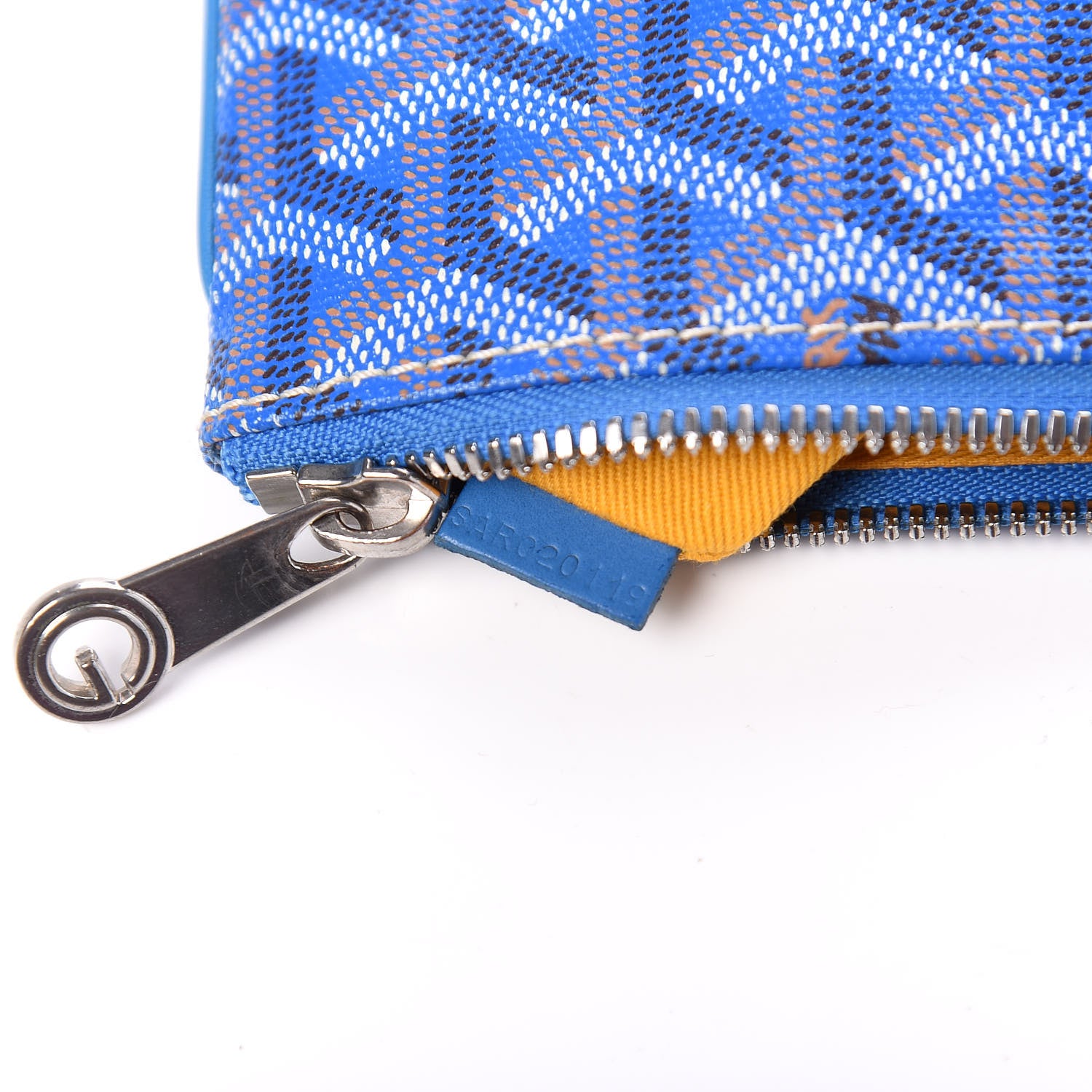 Goyard Goyardine Senat Pochette MM Sky Blue 7 of 11