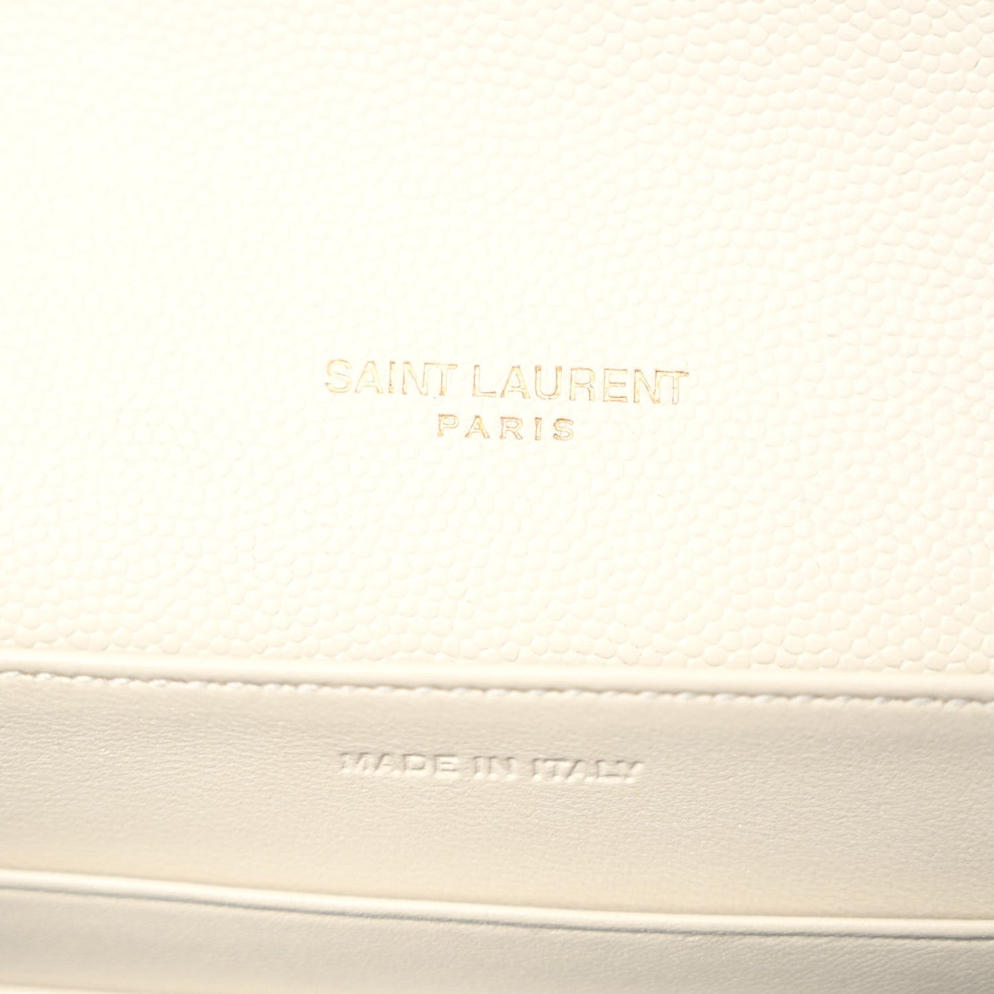 Grain De Poudre Monogram Cassandra Chain Wallet Crema Soft