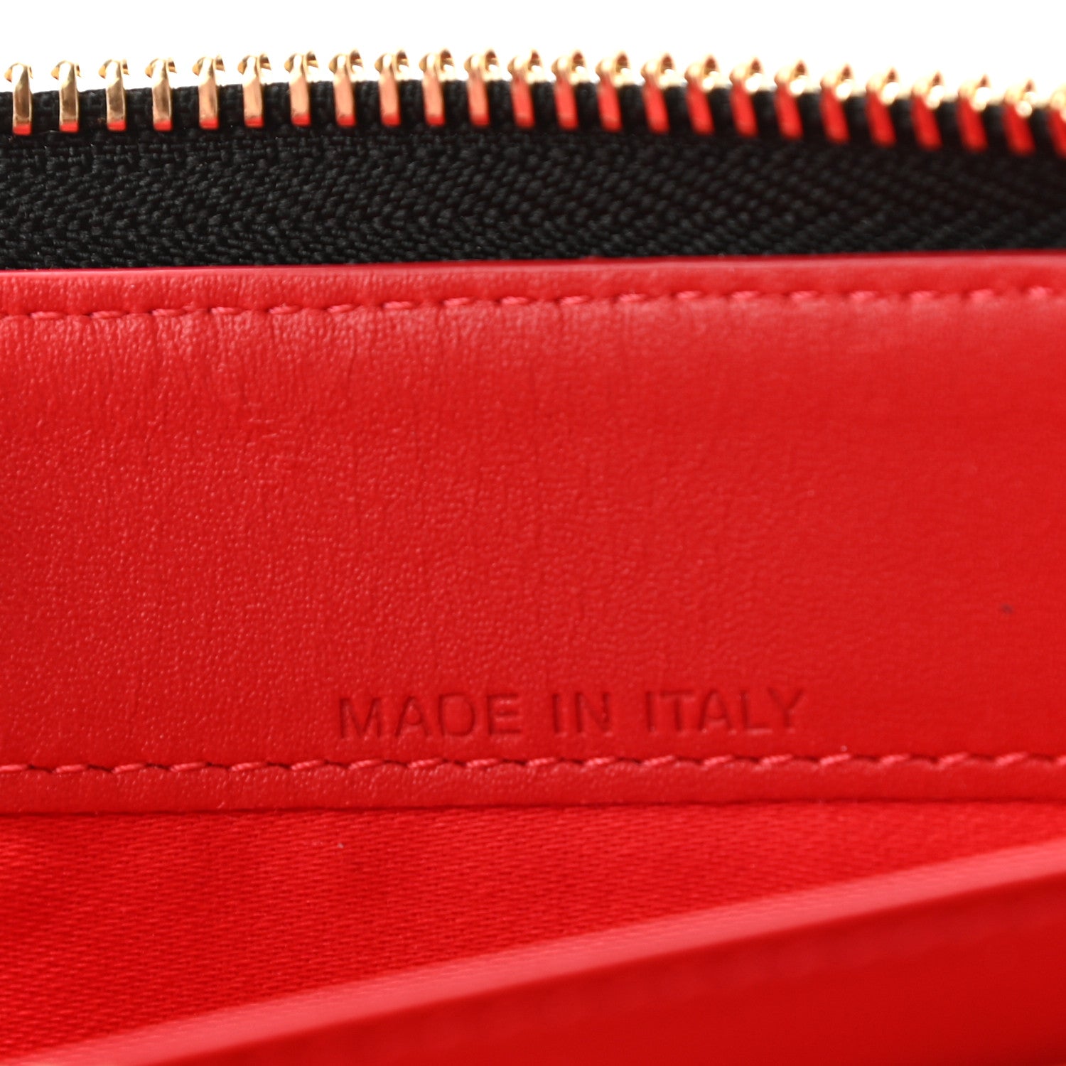 Christian Louboutin Calfskin Panettone Logo Zip Around Wallet Black Platine 7 of 8