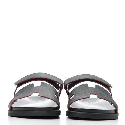 Hermes Epsom Mens Chypre Sandals 45 Black 2 of 13
