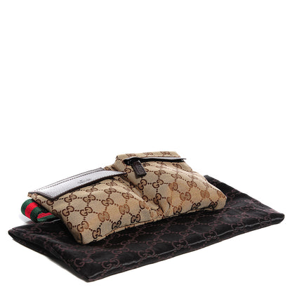 Gucci Monogram Web Belt Bag Dark Brown 4 of 9