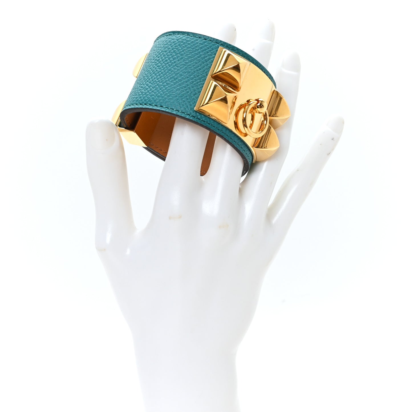 Epsom Collier de Chien CDC Bracelet S Bleu Paon