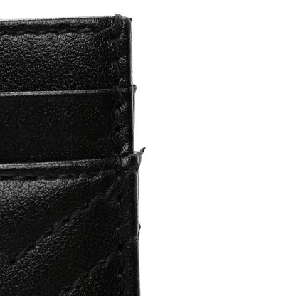 Gucci Calfskin Matelasse GG Marmont Card Holder Black 8 of 8