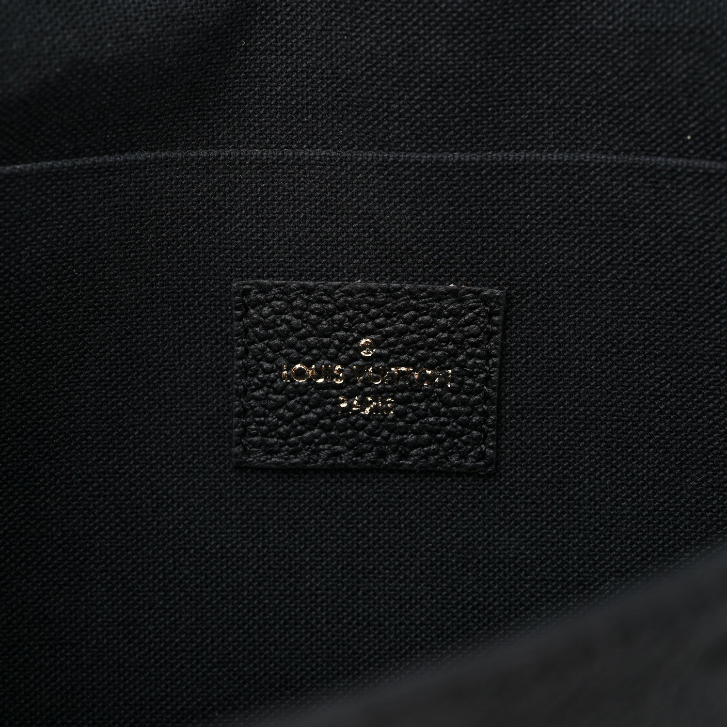 Louis Vuitton Empreinte Pochette Felicie Chain Wallet Black 7 of 11