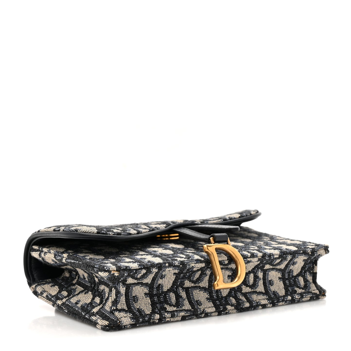 Oblique Saddle Belt Bag Blue