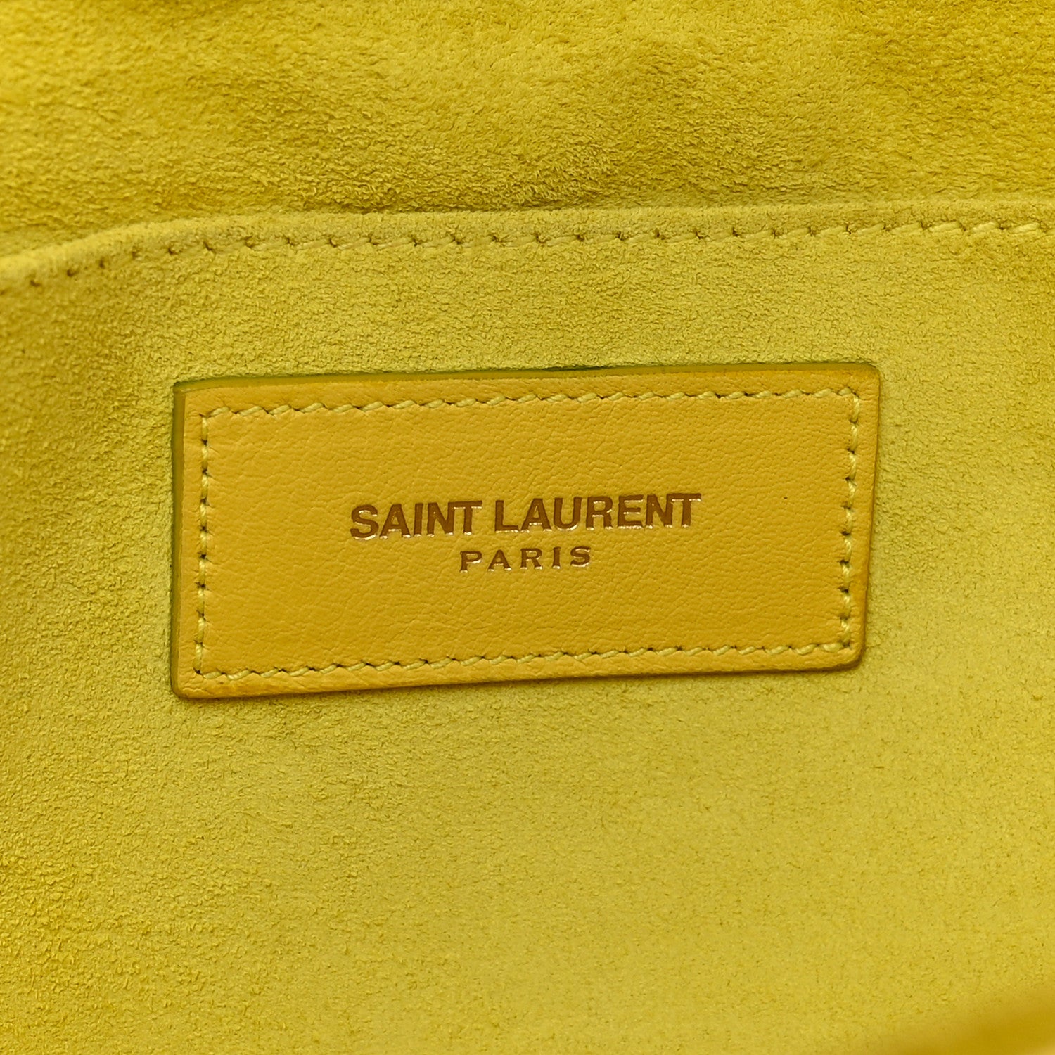 Saint Laurent SAINT LAURENT Calfskin Classic Y Ligne Clutch Soleil 6 of 16