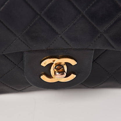 Chanel Lambskin Quilted Small Double Flap Black 15 of 16