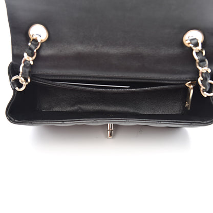 Chanel Lambskin Quilted Mini Rectangular Flap Black 5 of 11