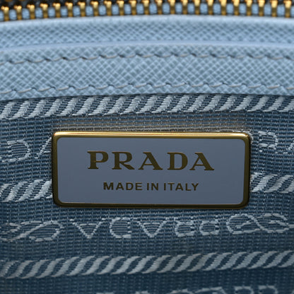 Prada Saffiano Small Galleria Double Zip Tote Astrale 8 of 13