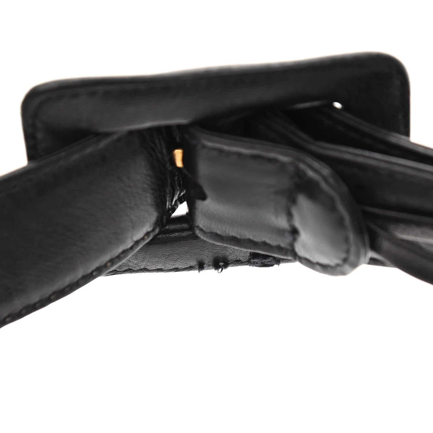 Chanel Lambskin Quilted Flap Waist Belt Bag 75 30 Black 13 of 13