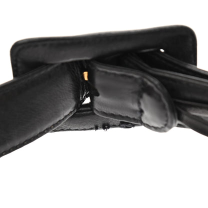 Chanel Lambskin Quilted Flap Waist Belt Bag 75 30 Black 13 of 13