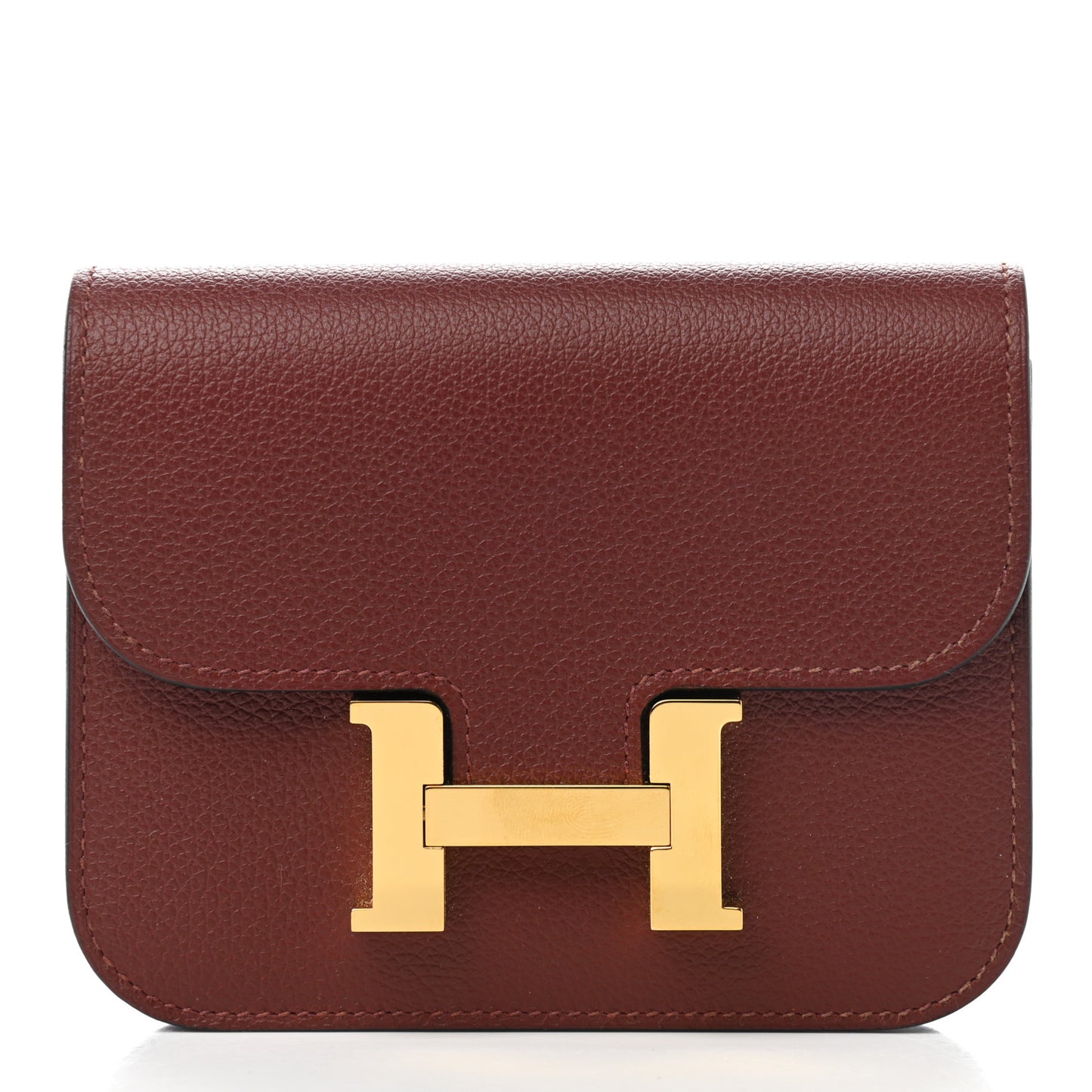 Evercolor Constance Slim Wallet Rouge H