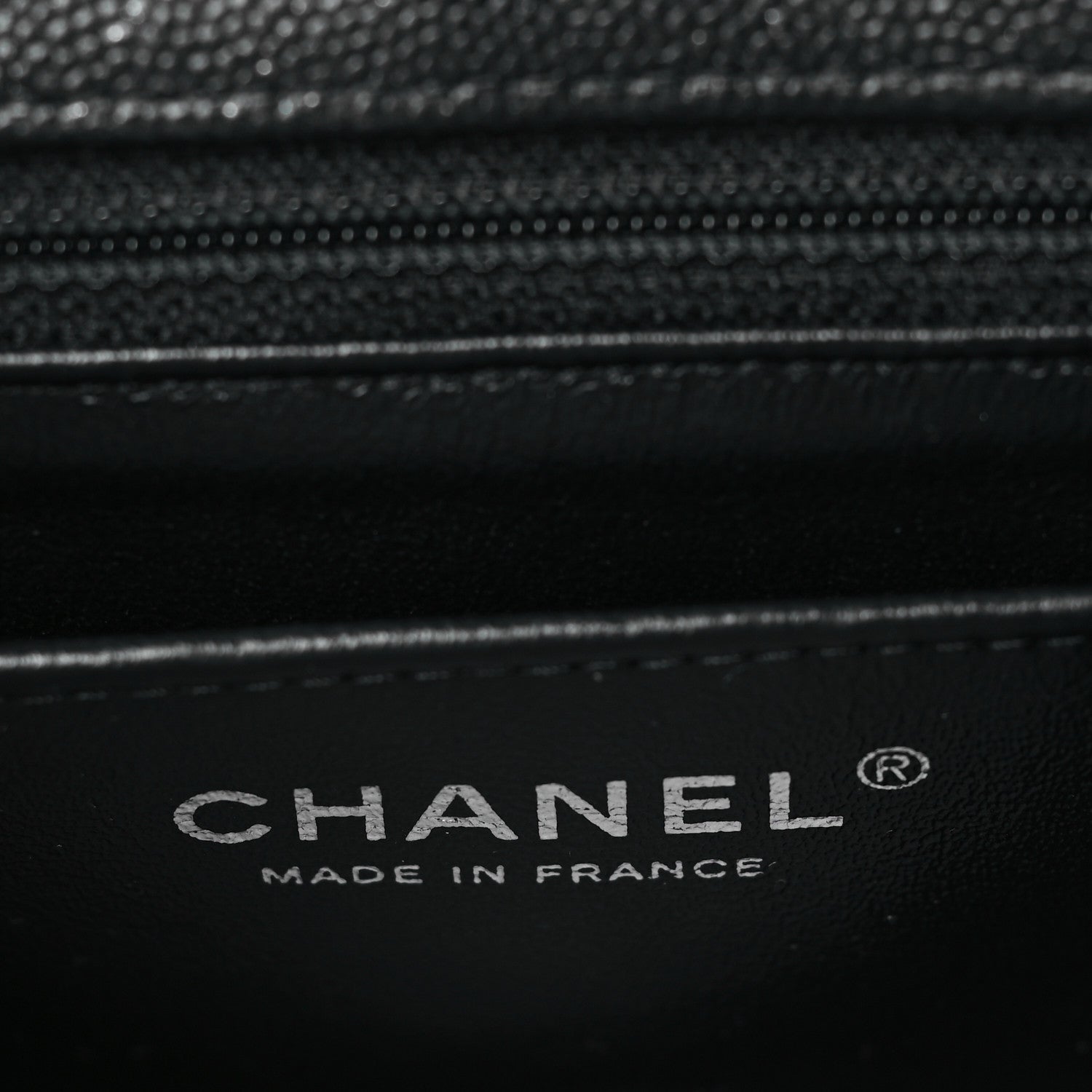 Chanel Iridescent Caviar Quilted Mini Rectangular Flap Black 6 of 10