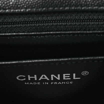 Chanel Iridescent Caviar Quilted Mini Rectangular Flap Black 6 of 10