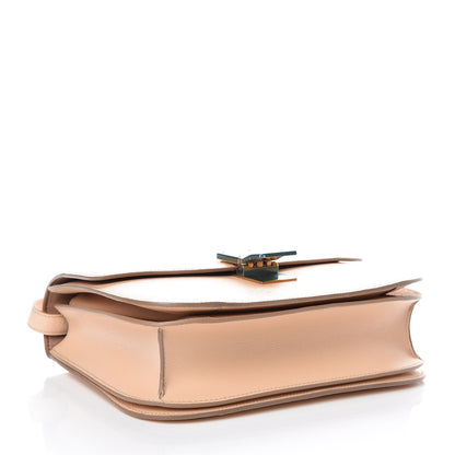 Celine Liege Calfskin Medium Classic Box Flap Bag Nude 4 of 9