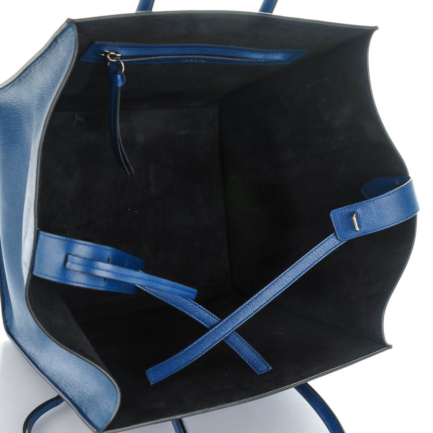 Grained Calfskin Medium Phantom Luggage Indigo