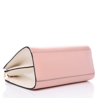 Gucci Nappa Bamboo Web Mini Nymphaea Top Handle Bag Perfect Pink Mystic White 4 of 11
