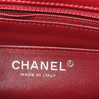 Chanel Caviar Quilted Mini Rectangular Flap Red 6 of 11