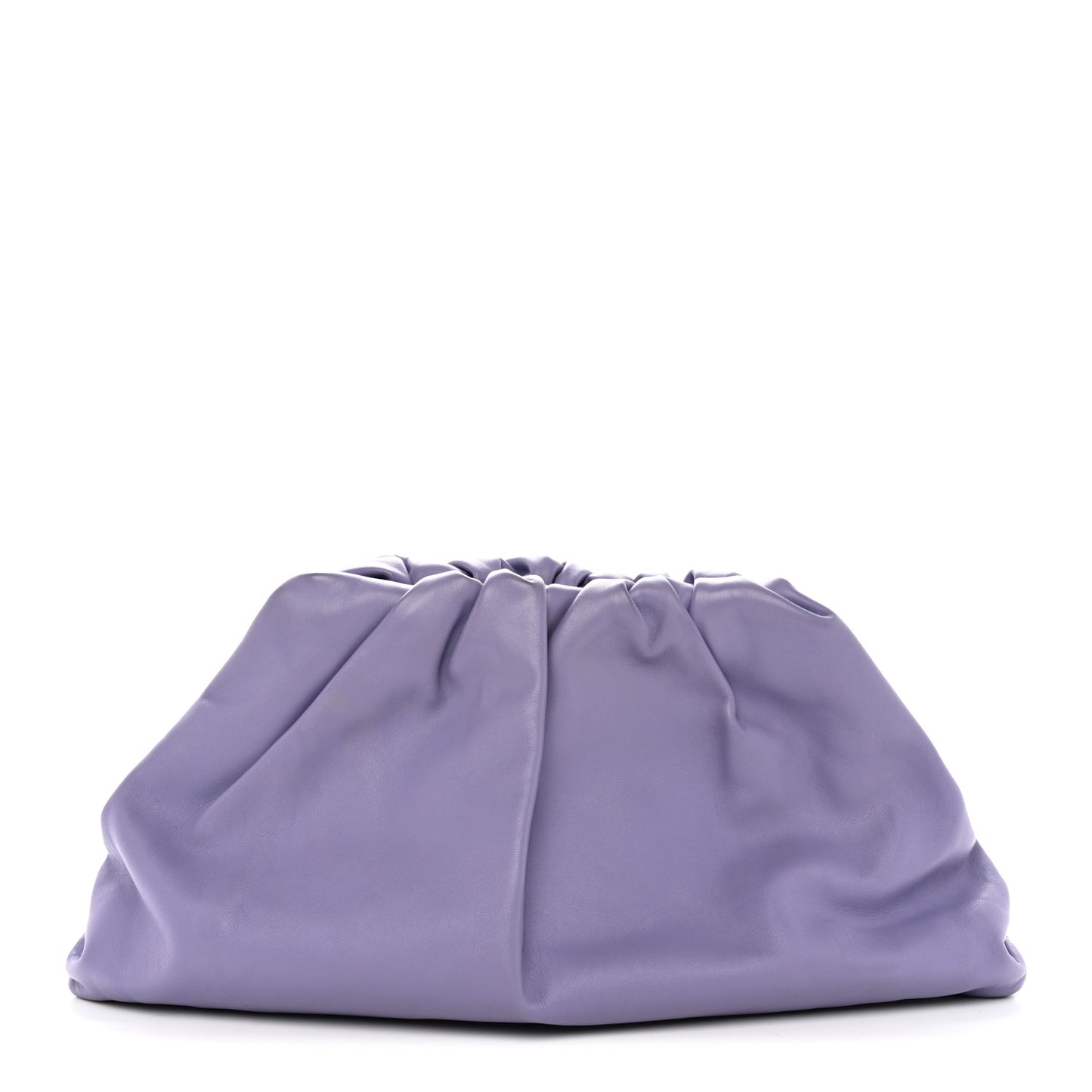Smooth Butter Calf The Pouch Oversized Clutch Lavender