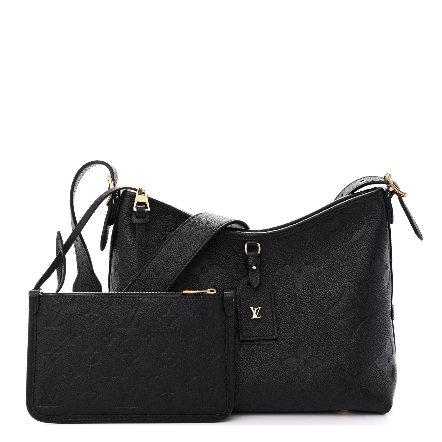 Louis Vuitton Empreinte Carryall PM Black 2 of 12