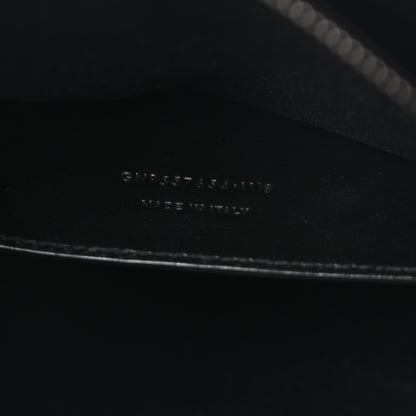 Saint Laurent Raffia Shiny Calfskin Large Uptown Tote Black 6 of 10