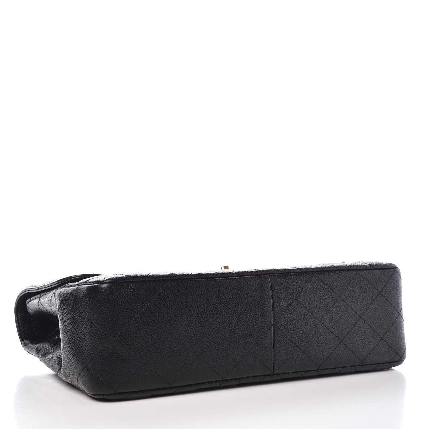 Chanel Caviar Quilted Jumbo Single Flap Black 5 of 10