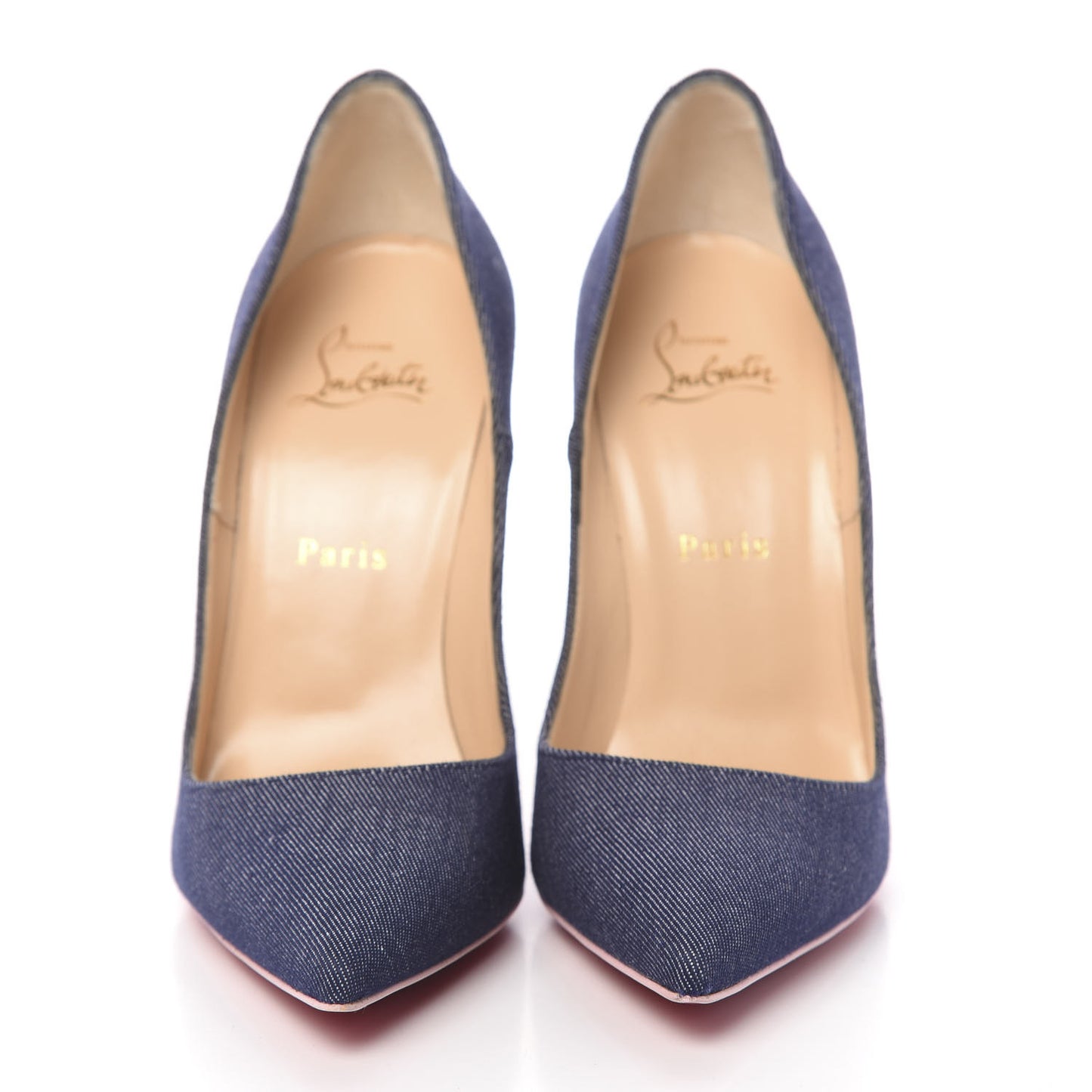 Denim Patent So Kate 120 Pumps 38.5 Blue Pompadour