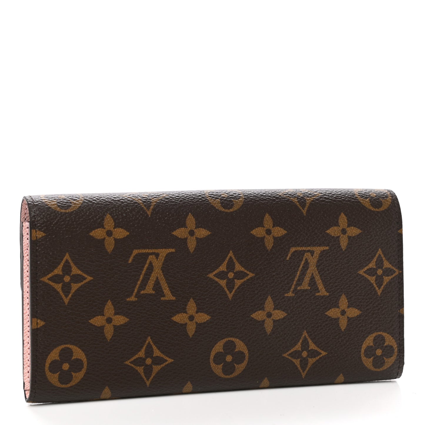 Monogram Emilie Wallet Rose Ballerine