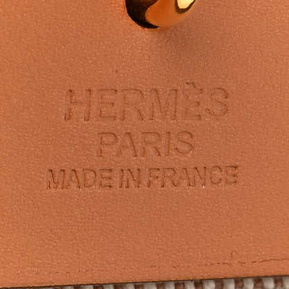 Hermes H Plume Canvas Vache Hunter Circuit 24 Herbag Zip Retourne 31 Orange Mecano Ecru Beige Naturel 8 of 13