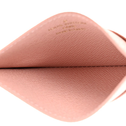 Louis Vuitton Damier Azur Daily Card Holder Rose Ballerine 5 of 7